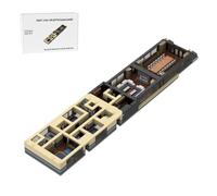Kit de construction de yacht de luxe - Grand modèle modulaire de 120 cm - Blocs de serrage MOC - Modèle de superyacht avec intérieur détaillé - Grand bateau de croisière - Cadeau pour collectionneur