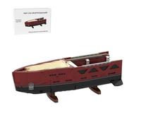 Kit de construction de yacht de luxe - Grand modèle modulaire de 120 cm - Blocs de serrage MOC - Modèle de superyacht avec intérieur détaillé multi-ponts - Cadeau pour collectionneur - 5310 pièces