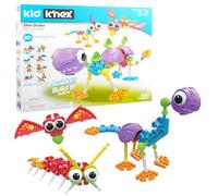 Kit de construction Dino Dudes, K'NEX Kid, Basic Fun, 85611, jeu de bricolage pour enfants avec 100 pièces, jouets éducatifs pour enfants, jouet de dinosaure pour garçons et filles à partir de 3 ans