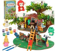 Kit de construction d'une cabane créative pour faire pousser des plantes figurines autocollantes