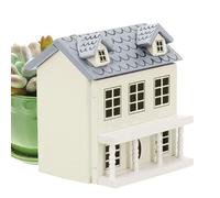 Kit de Construction Fait à la Main - Modèle de Maison de Tiny House - Kit de Construction Miniature Parfait et Facile - Kit de Construction Miniature - Design Mini détaillé - Bois de qualité