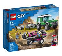 Kit de construction LEGO City Race Buggy Transporter 60288 ; jouet amusant pour les enfants