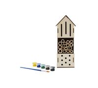 Kit de construction maison à insectes à customiser en bois (H23,5cm) - -