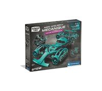 Kit de construction mécanique Clementoni Supersonic Car 2 modèles 320+ pièces Turquoise