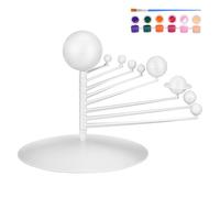 Kit de Construction Modèle du Système Solaire pour Garçon et Filles, ABS | Détails Précis, Assemblage Manuel, Apprentissage de L'astronomie, Projets Scientifiques, Décoration de Chambre