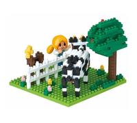 Kit de construction - NANOBLOCK - À la ferme (Stories nanobbit) - 210 pièces - 3,3×3,5×4,5 cm - Niveau difficulté 3/5