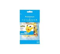 Kit de construction Nanoblock Kawada Pikachu NBPM-001 130 mini-briques Pixelisé Jaune
