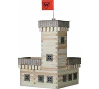 Kit de construction - Nr.29 Château Tour Forteresse - Bois véritable - Échelle 1:32 - À monter soi-même