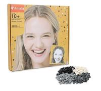 Kit de construction personnalisé pour portrait en mosaïque - Briques - Personnalisable - Cadeau de constructeur (L x l : 40 x 40 cm)