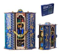 Kit de construction puzzle 3D en bois pour décoration d'étagère, diorama pour adolescentes, femmes, amateurs de livres