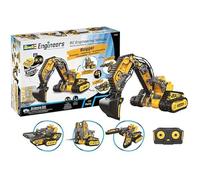 Revell Kit RC Engineers 21304 – Véhicule d'ingénierie 4 en 1 électrique, 176 pièces, sans colle