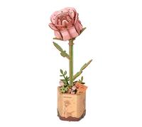 Puzzle 3D en bois Rosier rose