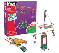 Kit de construction STEM Explorations and Pulleys, K’NEX, Basic Fun, 79319, jouets de construction et kits de science de 139 pièces, jouets de construction pour garçons et filles à partir de 8+