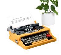 Kit de construction Typewriter - Jouet d'affichage de type écrivain à collectionner, kit de modèle pour adultes | Vintage Typewriter Collectible, idée cadeau pour décoration de bureau et