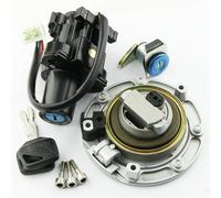 Kit de contacteur d'allumage Moto Compatible avec CBF1000 2006-2010 : Comprend Les clés de démarrage, Le Bouchon de réservoir, Le Dispositif de Verrouillage et Le Cache.