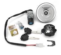 Kit de contacteur d'allumage Moto Compatible avec CBR150R 2014 2015 2016 : Cache-contacteur, Bouchon de réservoir, Verrouillage du contacteur d'allumage, Accessoires Moto 35010-KTY-H50