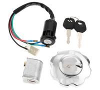 Kit De Contacteur D'allumage Pour CG125 ZJ125 Avec 2 Clés Et Bouchon Réservoir D'essence Assemblage serrure d'allumage