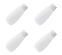 Kit de conteneur de toilette - tubes de voyage réutilisables, bouteilles de distributeur compact | Support de liquide BPA-Frree, cosmétique léger, pack de bouteille de compression en silicone p