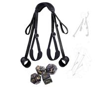 Kit de contention pour les mains et les jambes en 2 pièces, matériau nylon Black Dragon, équipement multifonctionnel pour studio de yoga