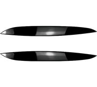 Kit de Contour de phares en Deux Parties pour Volkswagen Golf 4 Mk4/GTI/TDI/SDI R32 1997-2006 Baguette de Protection de Contour de phares B/Noir Brillant (Standard/B/Noir Brillant)