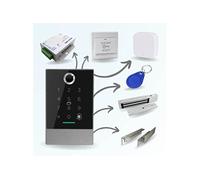 Kit de contrôle d'accès connecté - code badge et biométrie - locky 7 bio