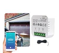 Kit de contrôle de Porte de Garage Intelligent pour Zigbee, ouvre-Porte de Garage contrôlable par Alexa Via l'application, Compatible avec Alexa et Home, hub requis