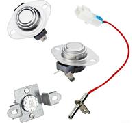 Kit de contrôle thermique compatible avec les modèles de sèche-linge LG pour CDE3379WN DLE0332W DLE0442G/W avec quatre composants de rechange essentiels