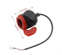 Kit de contrôleur d'affichage LCD pour scooter électrique 24 V 36 V 250 W 350 W avec interrupteur d'accélérateur pour véhicules de loisirs de plein air (24 + câble de données)