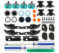 Kit De Contrôleur De Jeu De Remplacement, Capuchon De Poignées De Pouce, Joystick, Pare-Chocs, Boutons Abxy, Pour Manette One S 1708