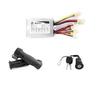 Kit de contrôleur de moteur brossé 36V 48V 800W avec levier de frein en aluminium d’accélérateur d’interrupteur à clé pour vélo de scooter électrique (Kit d’accélérateur de poignée, 36V 800W)