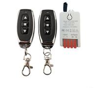 Kit de contrôleur de moteur sans fil, télécommande RF 433 MHz (portée de 45,7 m), sortie DC5-30 V 30 A, 3 modes (momentaire/bascule/verrouillage), pour actionneurs/portes de garage/rideaux