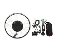 Kit de contrôleur de roue de moteur de vélo électrique 48 V 1 000 W, kit de conversion d'entraînement avant avec panneau LCD S900, jante en alliage d'aluminium silencieuse pour