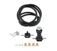 Kit de Contrôleur de Suralimentation Manuel en Aluminium, Vanne de Purge en T Turbo Bilatérale Réglable Contrôleur de Suralimentation Manuel Universel pour Moteurs Turbocompressés