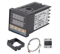 Kit De Contrôleur De Température, Contrôleur De Température De Thermostat En Plastique 0 à 400 Degrés Centigrades Avec Relais Thermocouple K 100-240 V