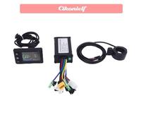 Kit de contrôleur de vélo électrique, 36V 48V 15A, contrôleur de moteur de scooter électrique à 3 modes, écran LCD, Kit de poignée