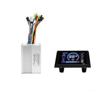 Kit de contrôleur de vélo électrique à onde sinusoïdale 20 A 35 A, écran couleur S966 pour 24 V/36 V/48 V, compatible avec les moteurs sans balais pour protocole n° 2 (20 A)