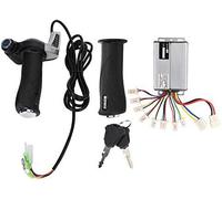 Kit De Contrôleur De Vitesse À Moteur Brossé 1000w 36v/48v Ensemble De Commande De Scooter De Moteur Électrique Affichage De La Batterie Poignée De Torsion Des Gaz Avec