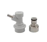 Kit de conversion à déconnexion rapide for fût de brassage amateur avec verrouillage à bille - Adaptateur de coupleur liquide/gaz en acier inoxydable, 1 pièce(Gas)