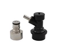 Kit de conversion à déconnexion rapide for fût de brassage amateur avec verrouillage à bille - Adaptateur de coupleur liquide/gaz en acier inoxydable, 1 pièce(Liquid)