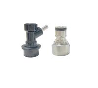 Kit de conversion à verrouillage à bille for coupleur de fût de brassage amateur - Filetage 5/8 NPT for fûts de vin et de bière(Couple for Liquid)