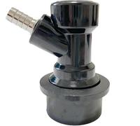 Kit de conversion à verrouillage à bille for coupleur de fût de brassage amateur - Filetage 5/8 NPT for fûts de vin et de bière(Liquid Ball Lock)