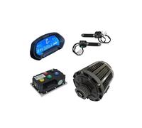 Kit de conversion conception pignon courroie moteur d'entraînement intermédiaire avec contrôleur Fardriver ND72530 QS138 3000 W V1 V2(V1 Belt Design)