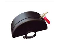 Kit de conversion d'adaptateur for meuleuse d'angle M10/14, écrous de blocage métalliques à bride, rainurage, type 125/150, couvercle de protection de roue for machine à rainurer(160x48mm m14)