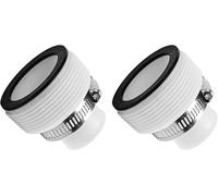 Kit de conversion d'adaptateurs de tuyau de type B 25009 10722 compatible avec les adaptateurs de tuyau de type B pour pompe de filtration et kit de conversion d'eau salée-2 pièces