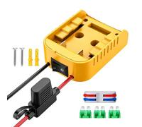 Kit de conversion de batterie pour voiture enfant chargeur de avec | Avec interrupteur marche/arrêt, fusible, bornier, kit de mise à niveau de batterie pour véhicules radiocommandés