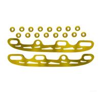 Kit de conversion de chaussures de skate en acier inoxydable pour modification de patins à roues alignées (grande jaune)