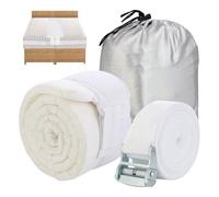 Kit de conversion de connecteur de lit - Twin King Extension, Outil de menuiserie matelas | Support de remplissage d'écart en mousse ensemble de support avec sangle pour matelas camer