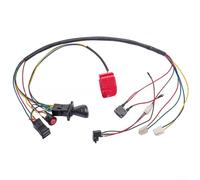 Kit de conversion de faisceau de câbles pour enfants - Pièces de voiture électrique 6 V 12 V avec interrupteurs et fusible - Large compatibilité avec faisceau de câblage pour mise à niveau du véhicule