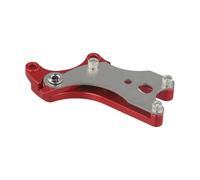 Kit de conversion de frein à disque pour cadre de vélo - Adaptateur en alliage d'aluminium compatible avec vélo de route sans frein à disque, 120 x 51 x 44 mm, 130 g (rouge)