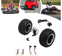 Kit de conversion de moteur électrique, puissance 250W, roues antidérapantes de 10 pouces, commutateur de marche arrière